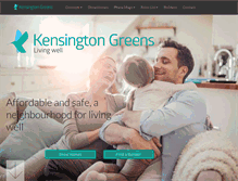 Tablet Screenshot of kensingtongreens.ca